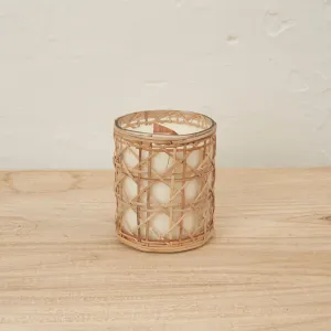 Lida Rattan Candle | Medium