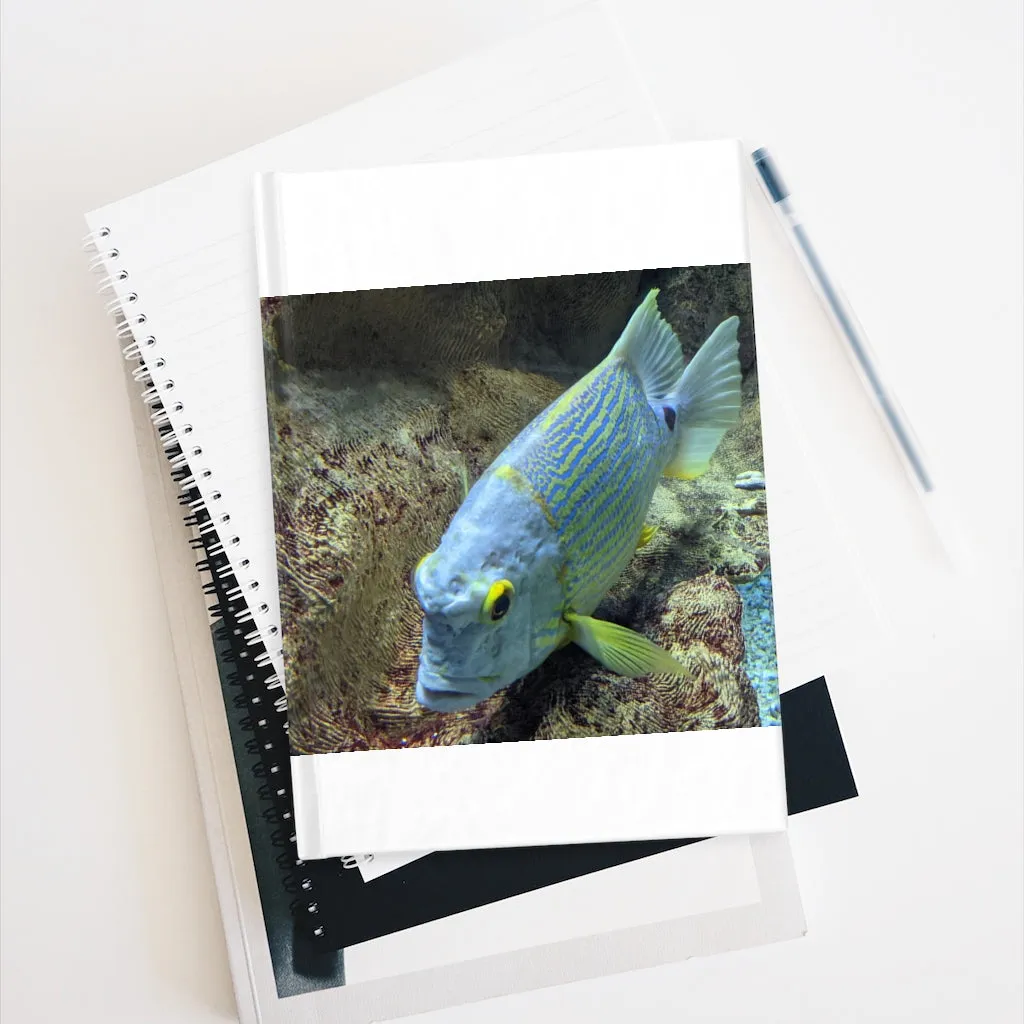 Light Blue Fish Journal - Ruled Line