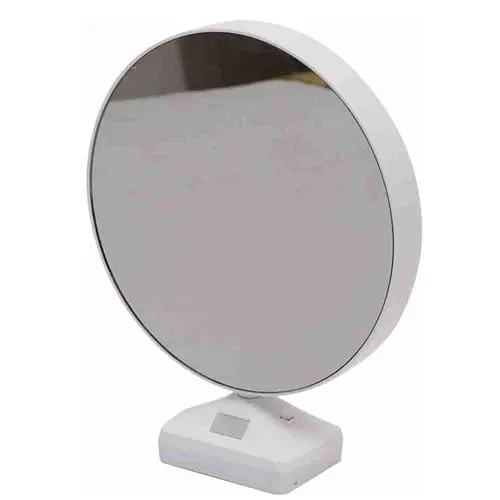 LITTLEMORE Little More Magic Mirror with Photo/Plastic 20x25 cm Round Shape/Photo Visible When Light On 01