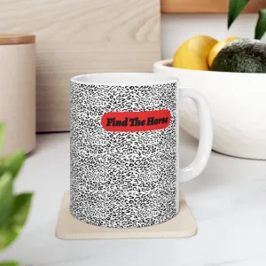 Magic Eye: Find The Horse Mug 11oz. Fun Mug. Horse Mug. Magic Mug. Puzzle Mug. ADHD. Coffee Mug. Birthday Gift. Gift For Him. Gift For Her