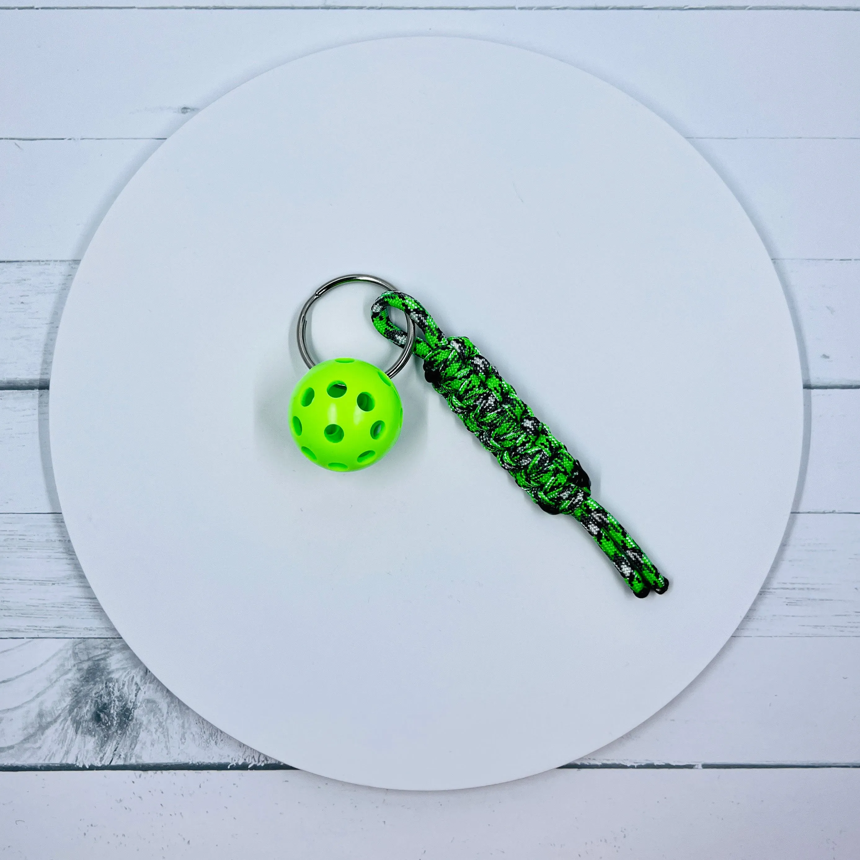 Micro Pickleball Keychain/Zipper Pull (4 Inch) | Pickleball Keychains | Fun Pickleball Gifts