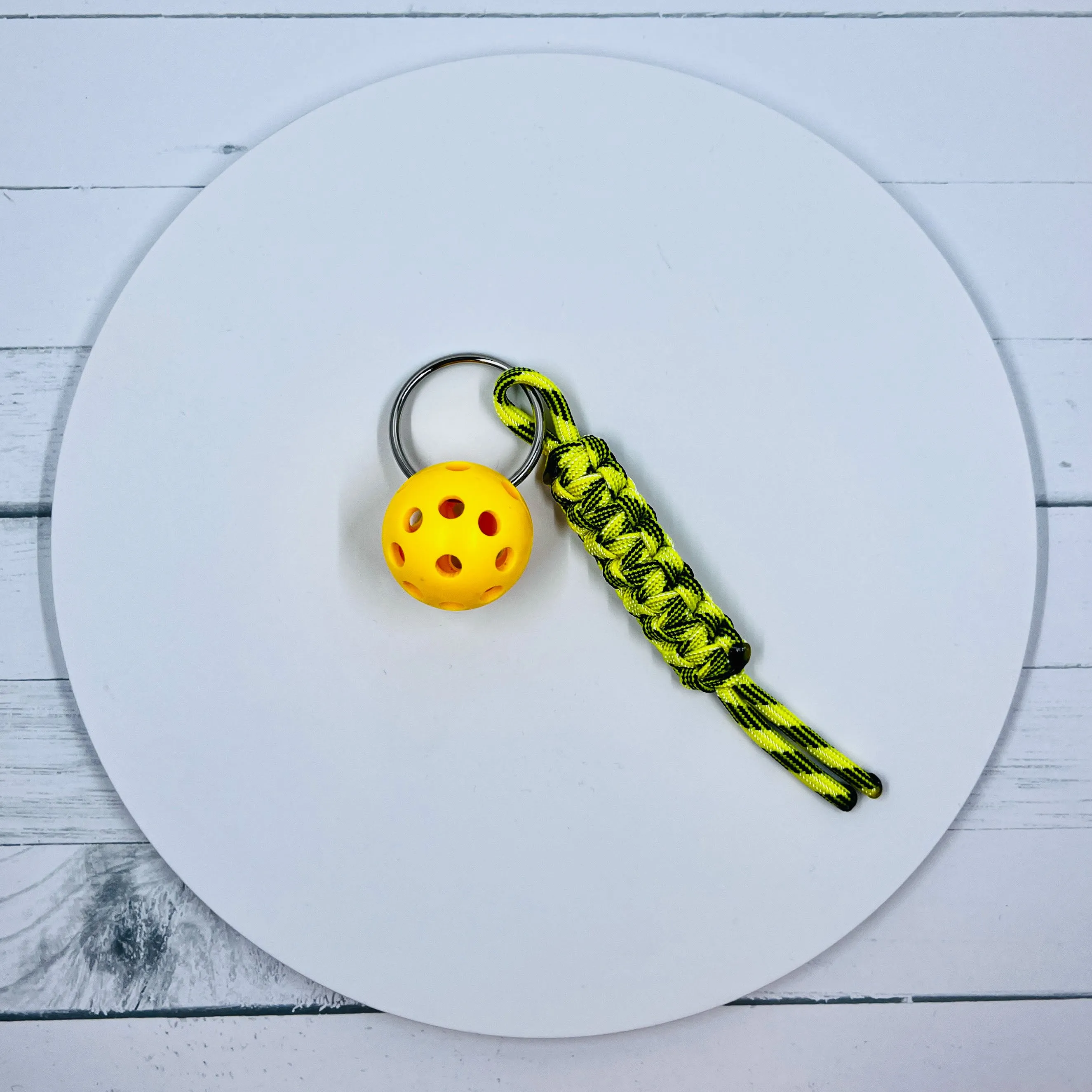 Micro Pickleball Keychain/Zipper Pull (4 Inch) | Pickleball Keychains | Fun Pickleball Gifts