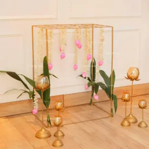 Most Trending Decorative Stand with 6 Candles stands for Festivals-MK001DS<br data-mce-fragment=1>