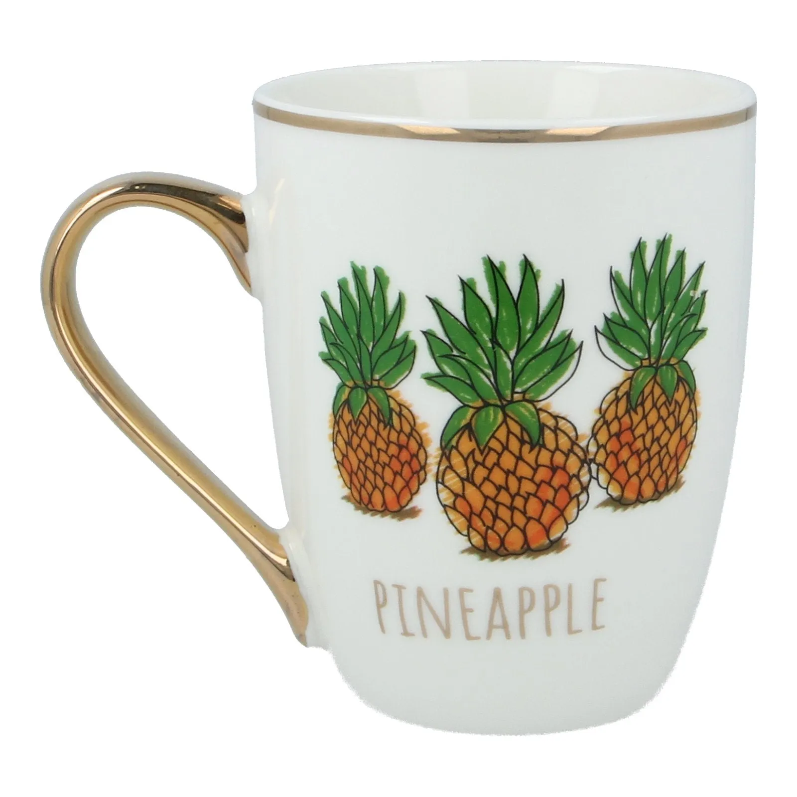 Mug-nificent Colourful Pineaplple Set