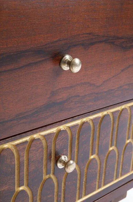 Muskat Brown Mango Wood Small Dresser