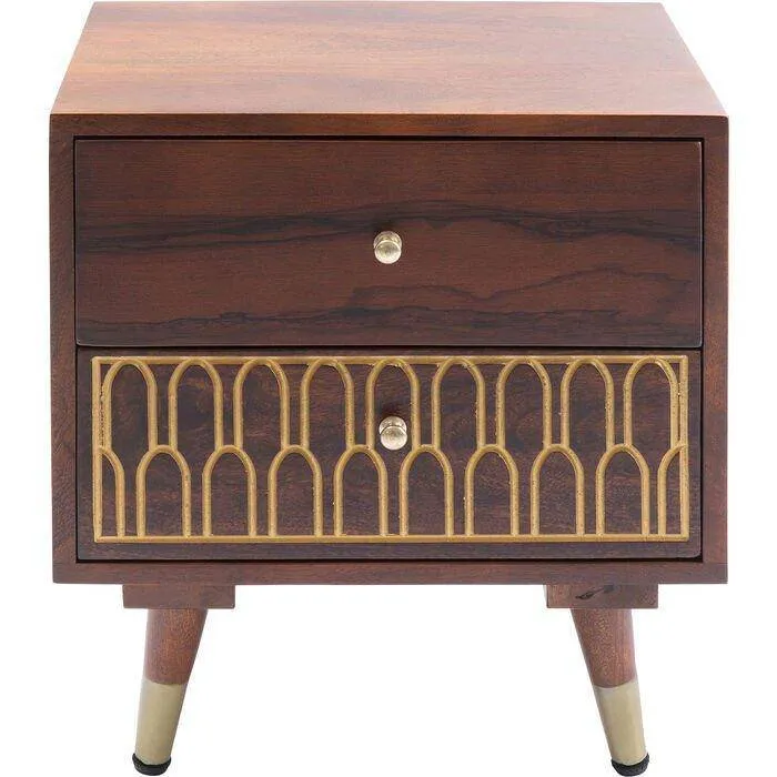 Muskat Brown Mango Wood Small Dresser