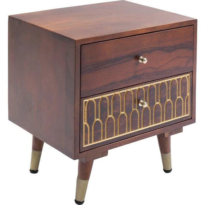 Muskat Brown Mango Wood Small Dresser