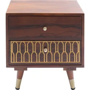 Muskat Brown Mango Wood Small Dresser