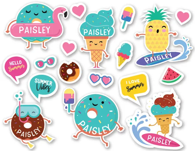 Name-Taz-Stick™ Personalizable Sticker Sets