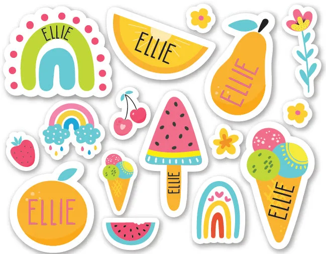 Name-Taz-Stick™ Personalizable Sticker Sets