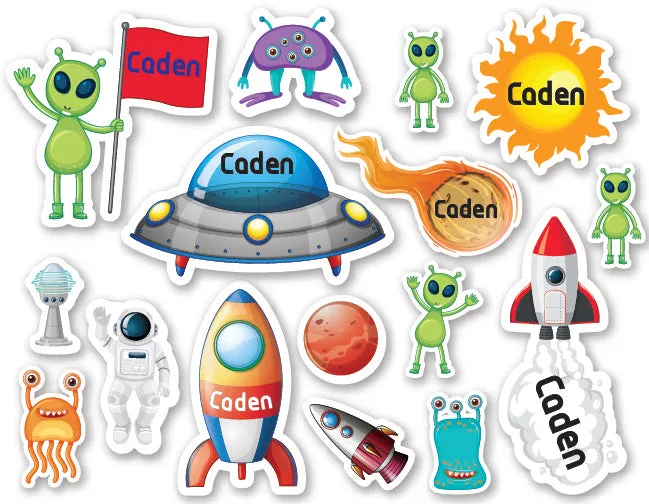 Name-Taz-Stick™ Personalizable Sticker Sets