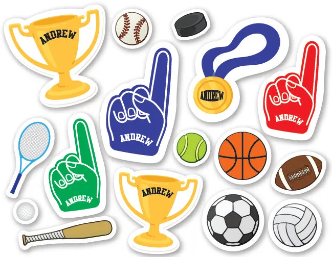 Name-Taz-Stick™ Personalizable Sticker Sets