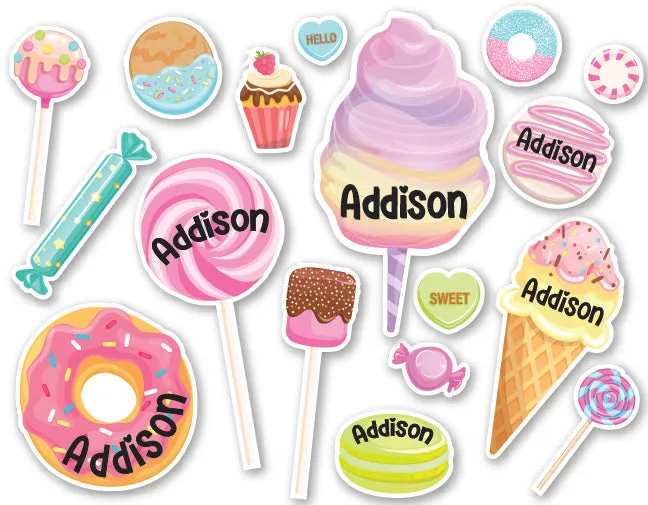 Name-Taz-Stick™ Personalizable Sticker Sets