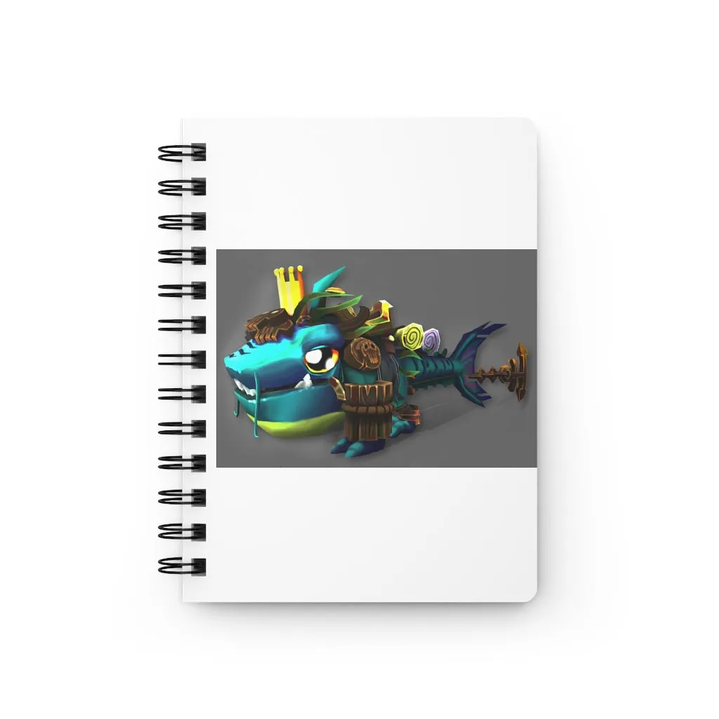 Nibbler's the Misfit Shark Spiral Bound Journal