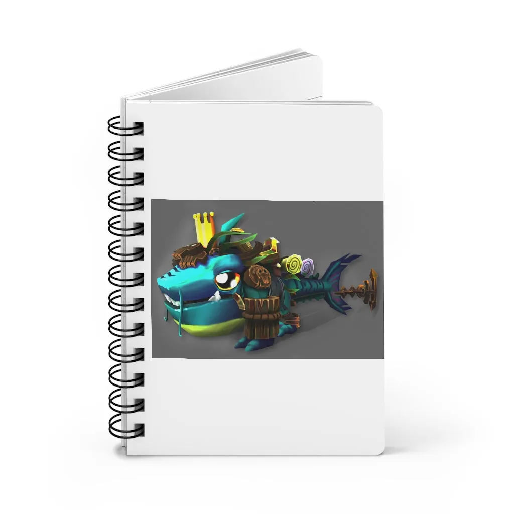 Nibbler's the Misfit Shark Spiral Bound Journal