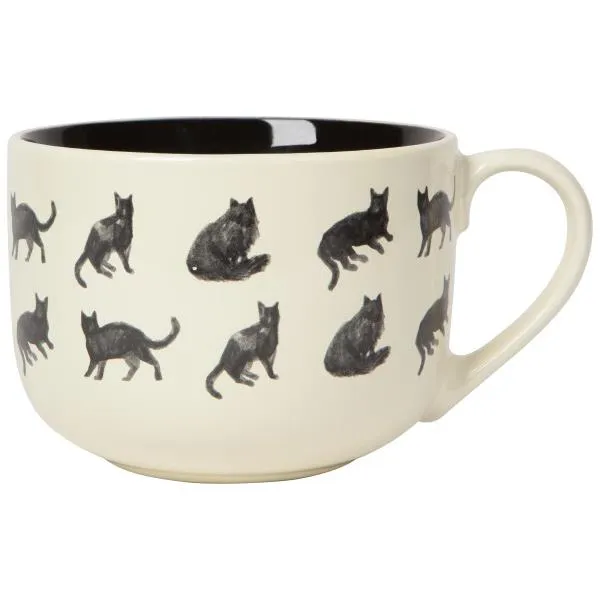 Now Designs Latte Mug - Cat Collective (Ó)