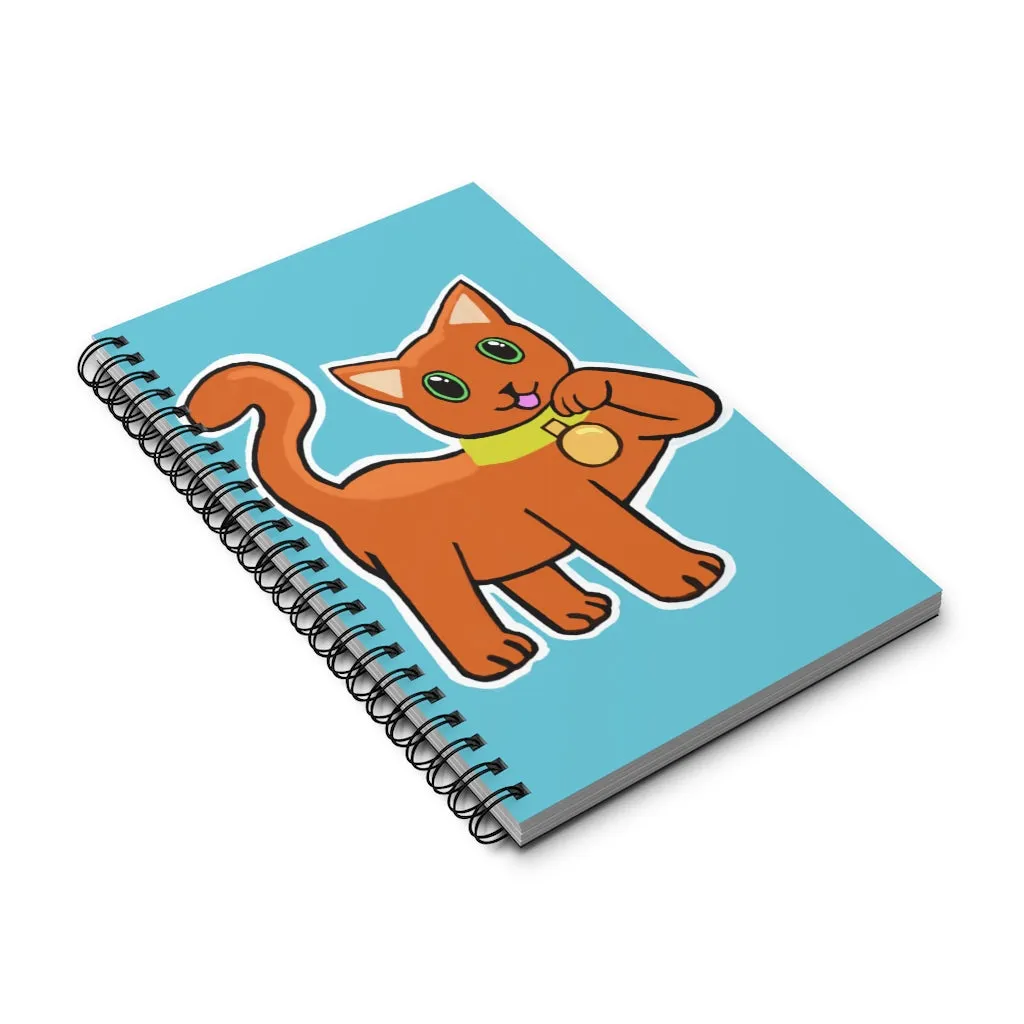 Orange Kitty Spiral Journal (EU)