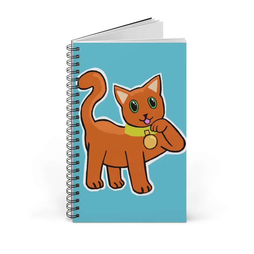 Orange Kitty Spiral Journal (EU)