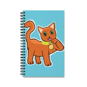 Orange Kitty Spiral Journal (EU)