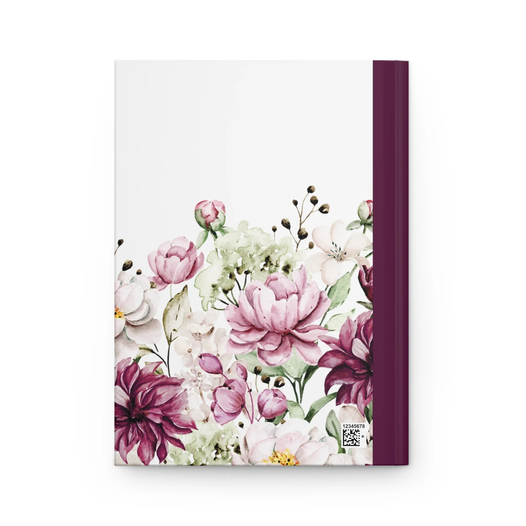 Personalised Hardcover Travel Journal Matte, Wildflowers