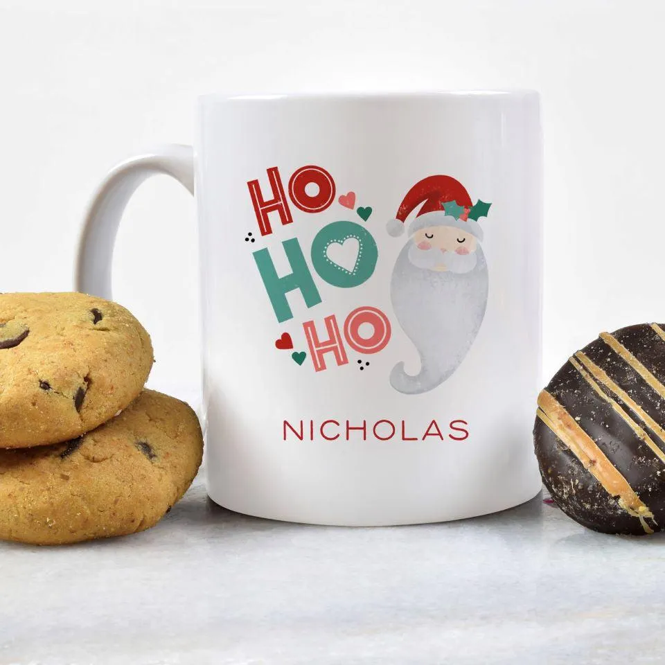 Personalized Merry and Bright Christmas Mugs