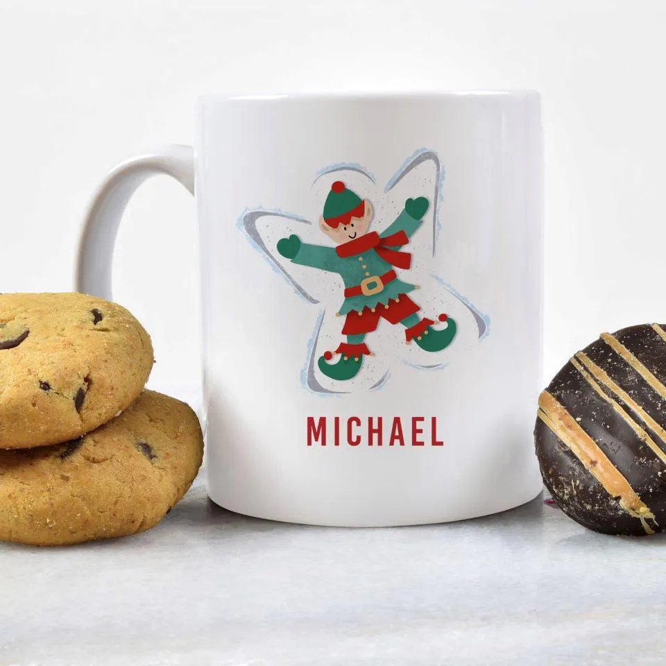 Personalized Merry and Bright Christmas Mugs