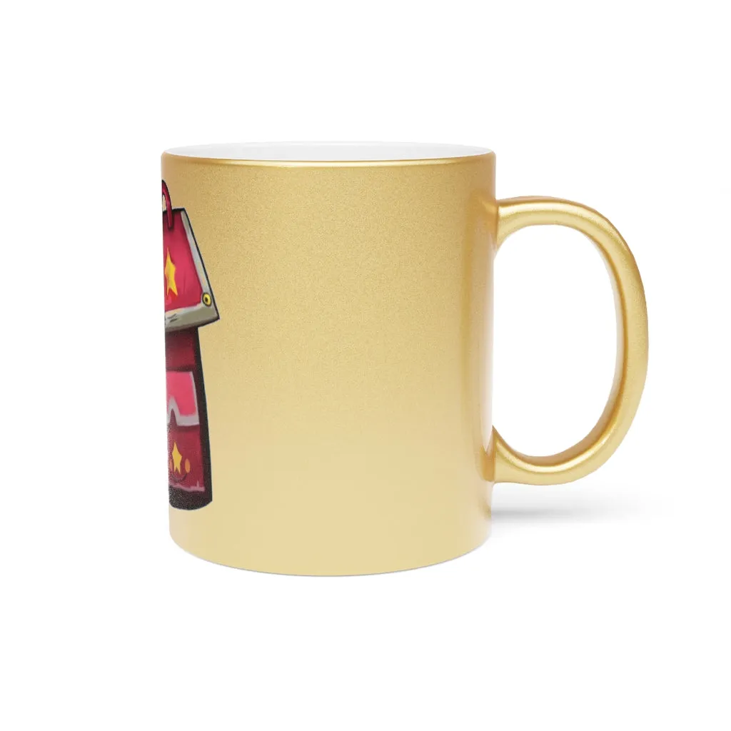 Pink Bag Metallic Mug (Silver / Gold)