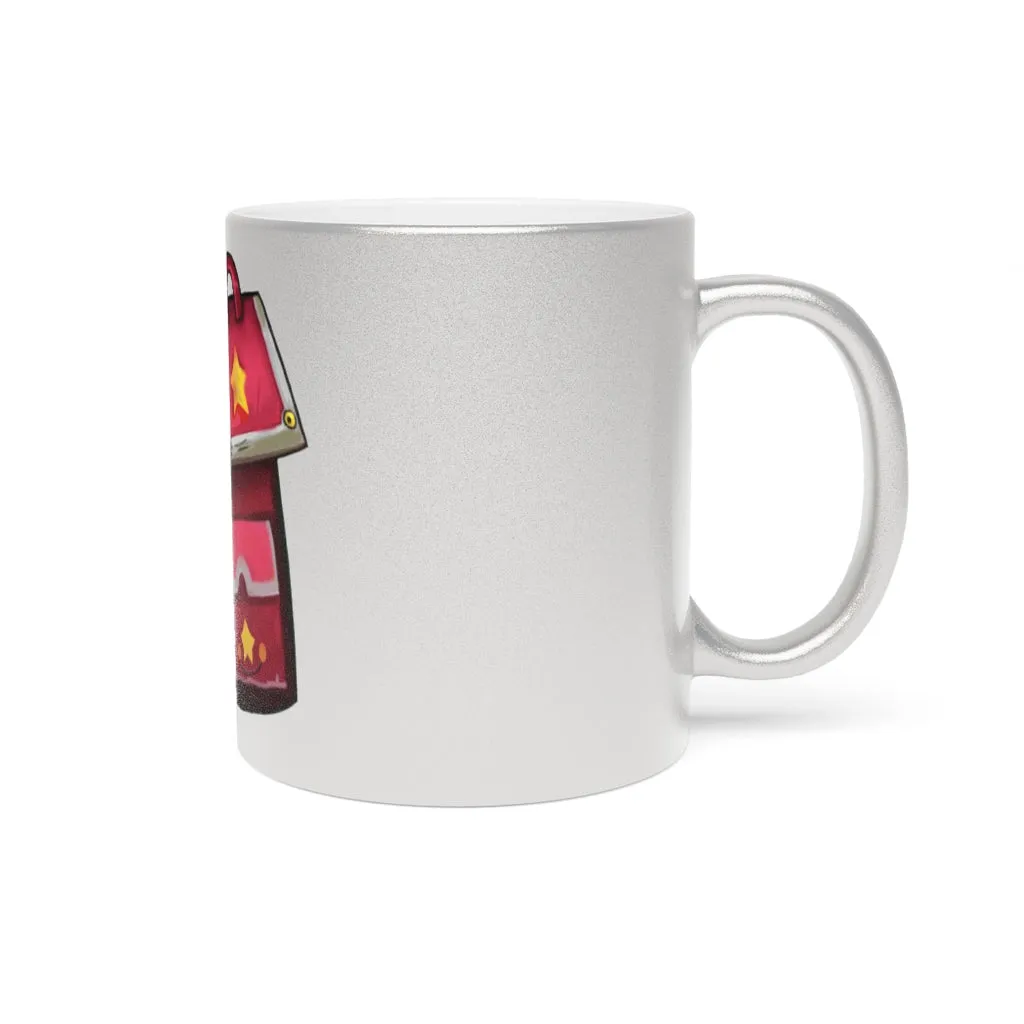 Pink Bag Metallic Mug (Silver / Gold)