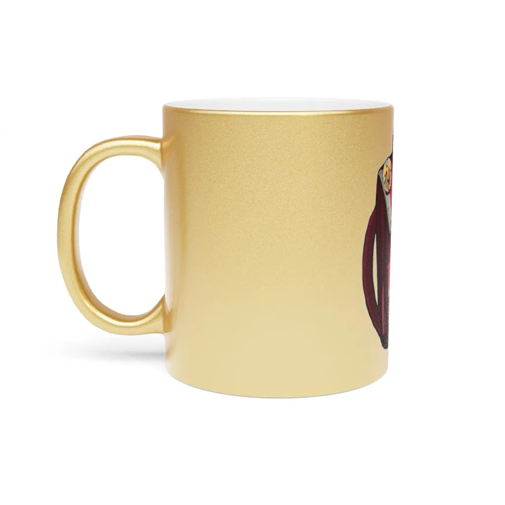 Pink Bag Metallic Mug (Silver / Gold)