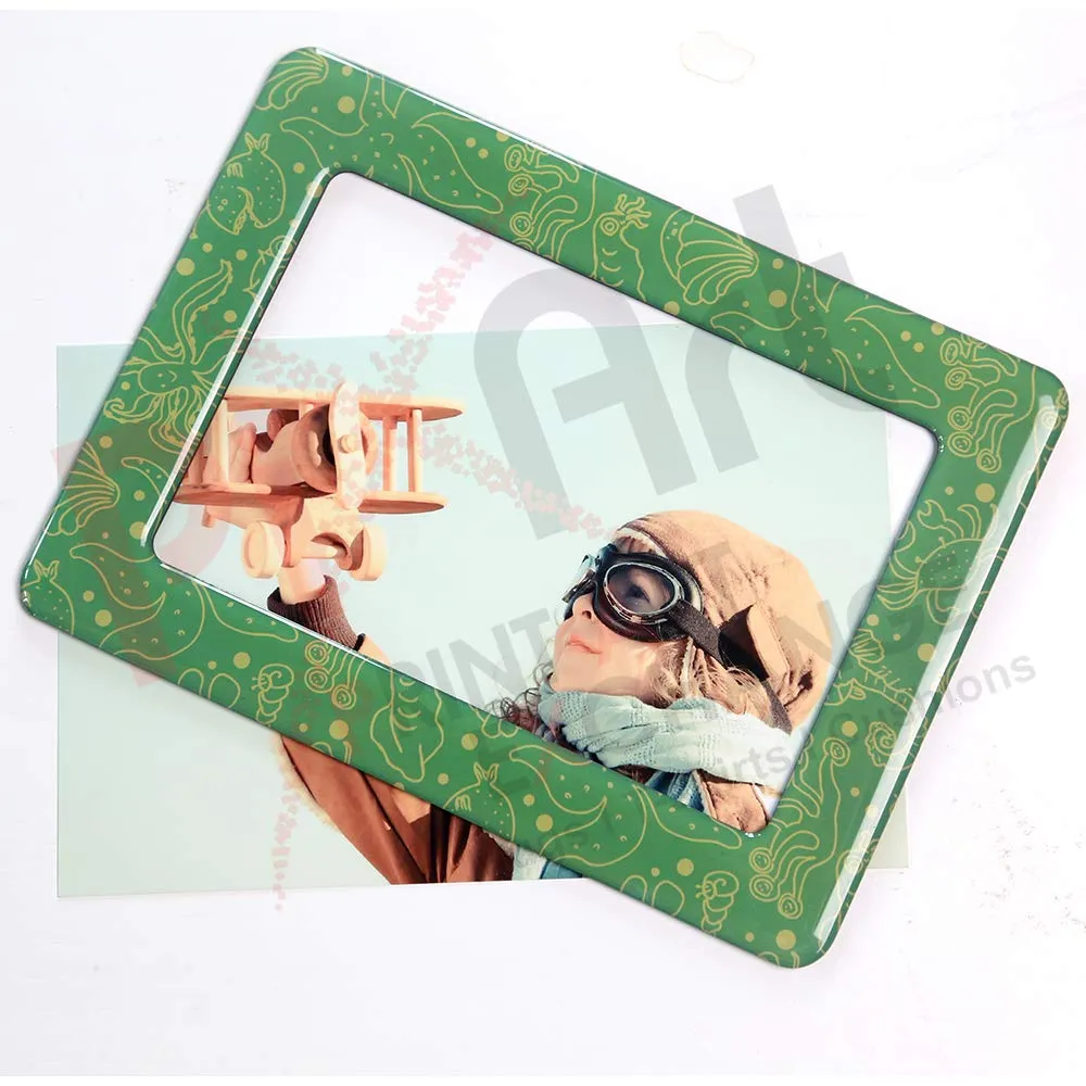 Pixart Memory Magnetic Photo Frame (Multicolor) 2pcs/set [Customized Photo Frame Print Your Photo]