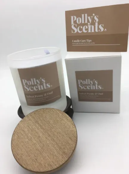 Polly's Scents Natural Wax Candle