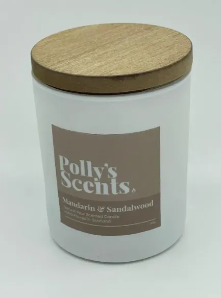 Polly's Scents Natural Wax Candle