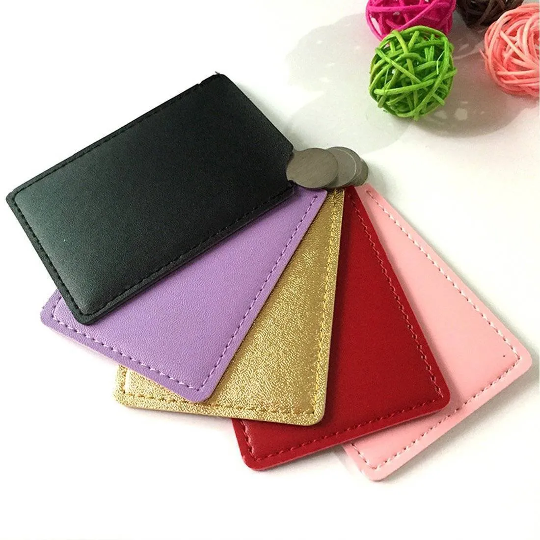 Portable Shatter Proof Card Style Pocket Mirror