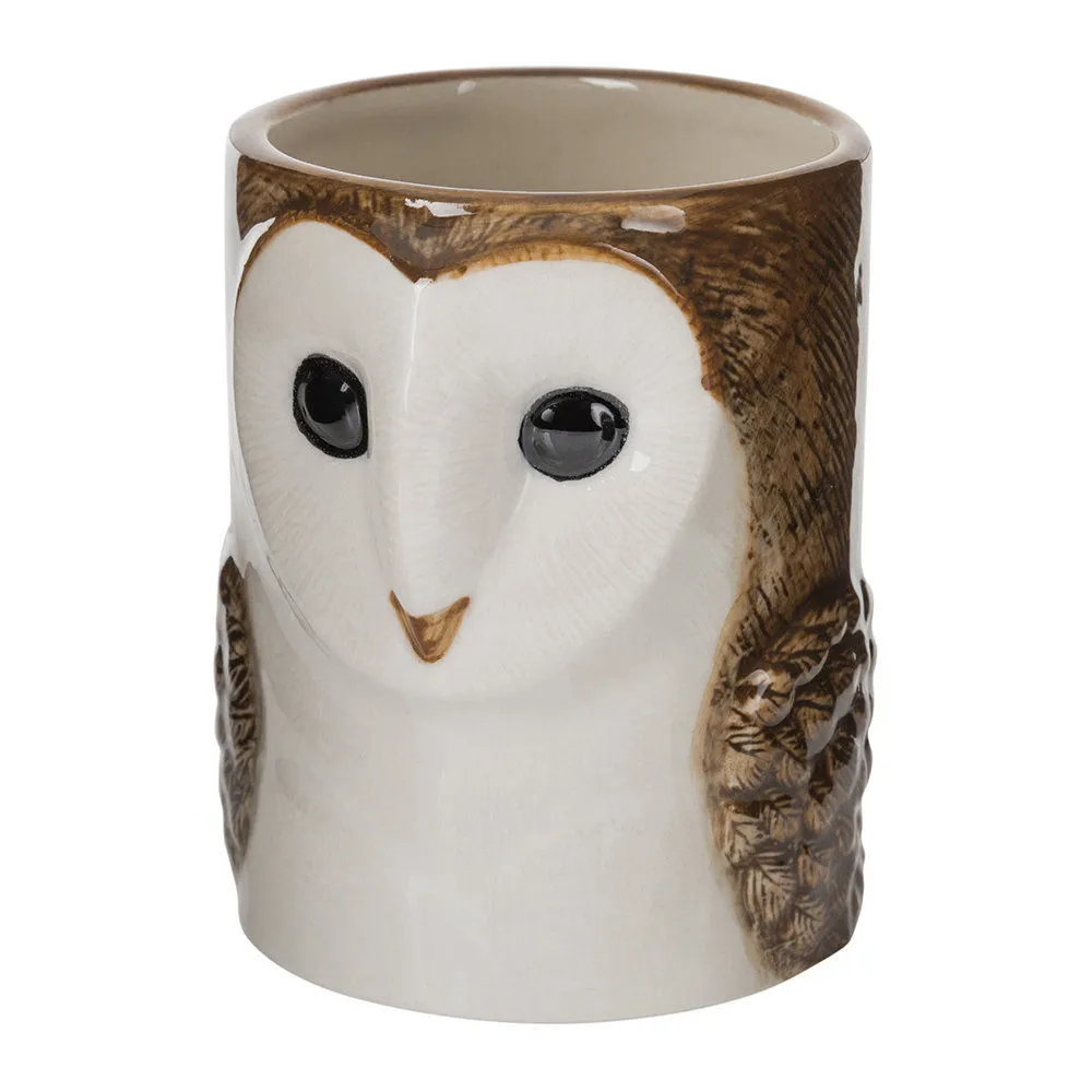 Quail Ceramics: Pencil Pot: Barn Owl