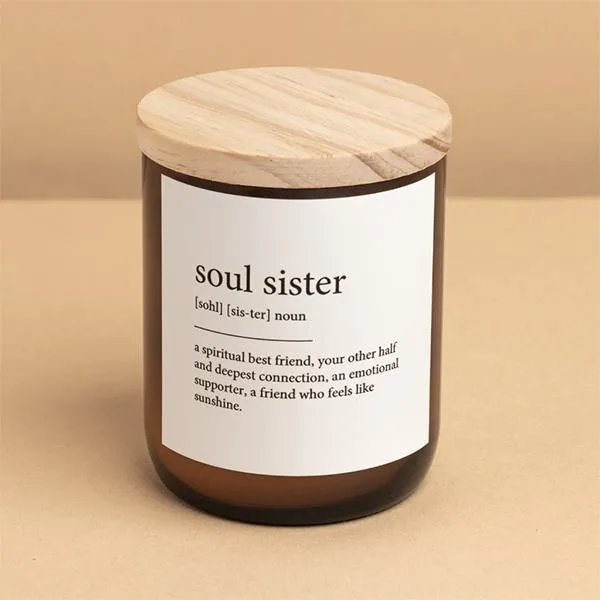 "Soul Sister" Dictionary Candle