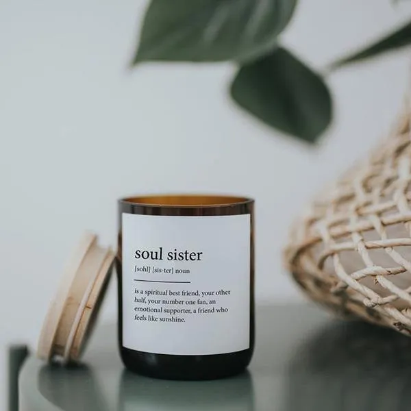 "Soul Sister" Dictionary Candle