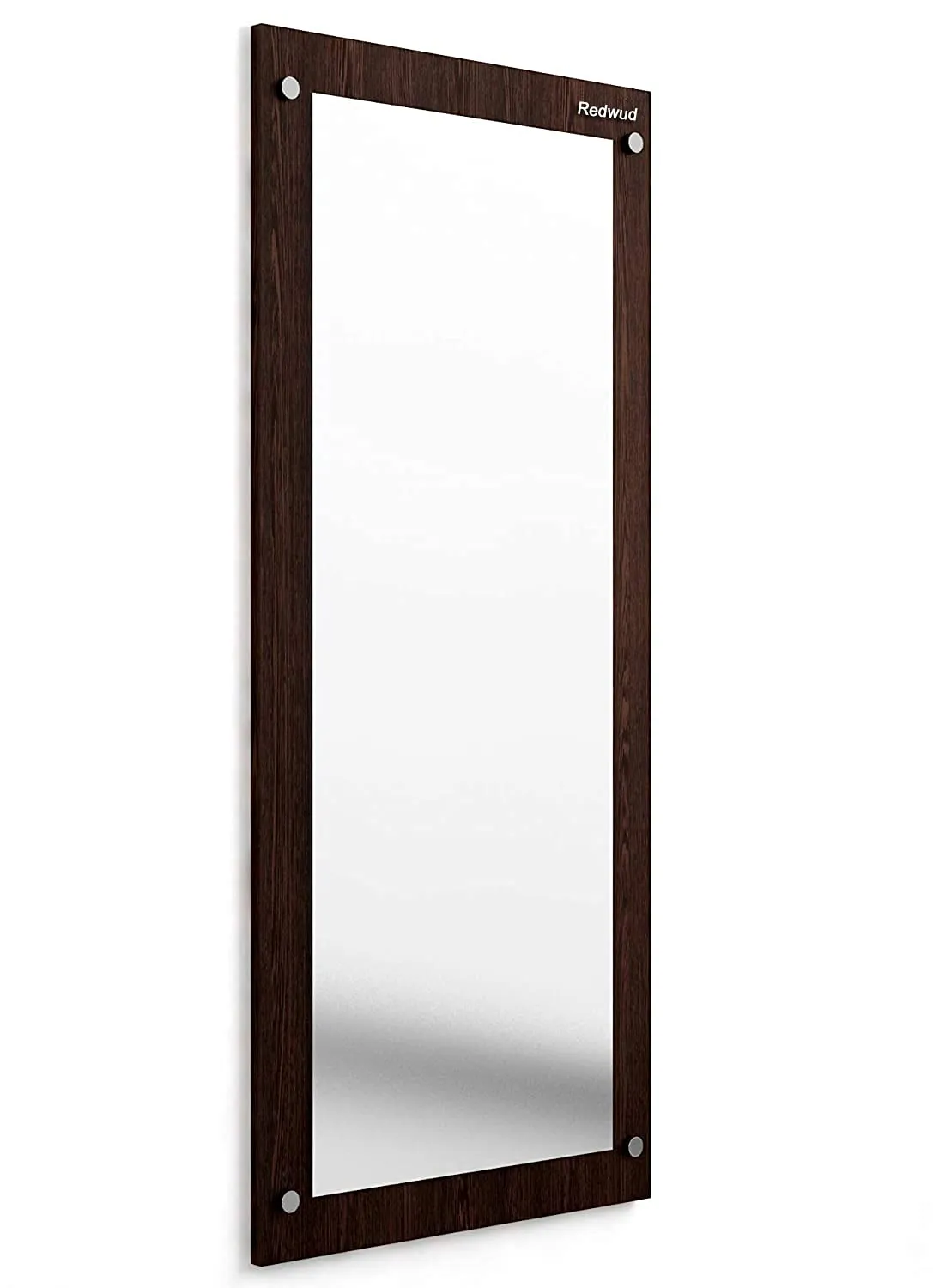 Redwud Sofia Engineered Wood Matte Finish Rectangular Wall Mount Dressing Wall Mirrors with Shelf (Wenge),X-Large(Sofia-Mirror-W)