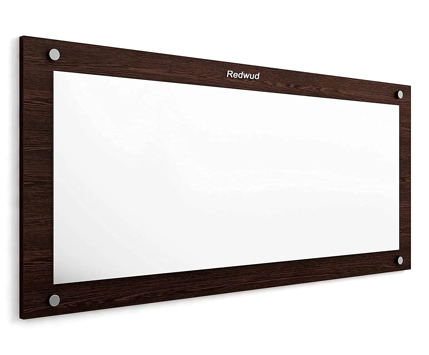 Redwud Sofia Engineered Wood Matte Finish Rectangular Wall Mount Dressing Wall Mirrors with Shelf (Wenge),X-Large(Sofia-Mirror-W)