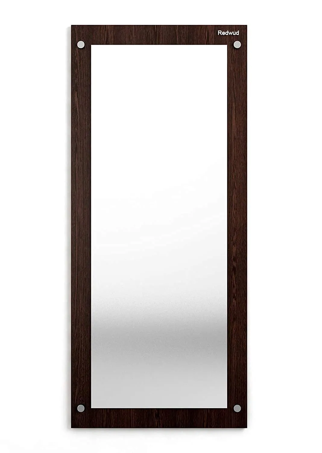 Redwud Sofia Engineered Wood Matte Finish Rectangular Wall Mount Dressing Wall Mirrors with Shelf (Wenge),X-Large(Sofia-Mirror-W)