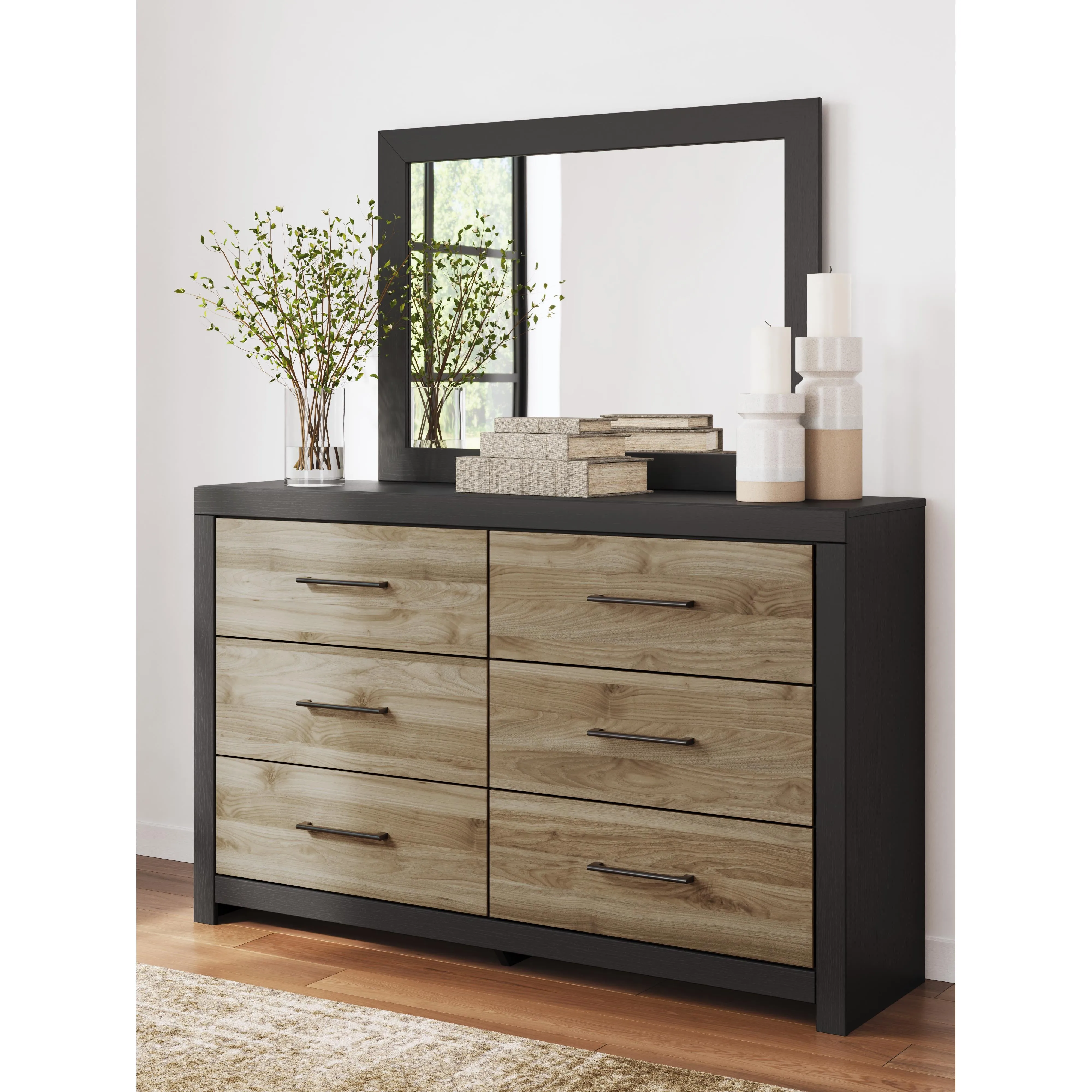 Signature Design by Ashley Vertani Dresser Mirror B2073-36