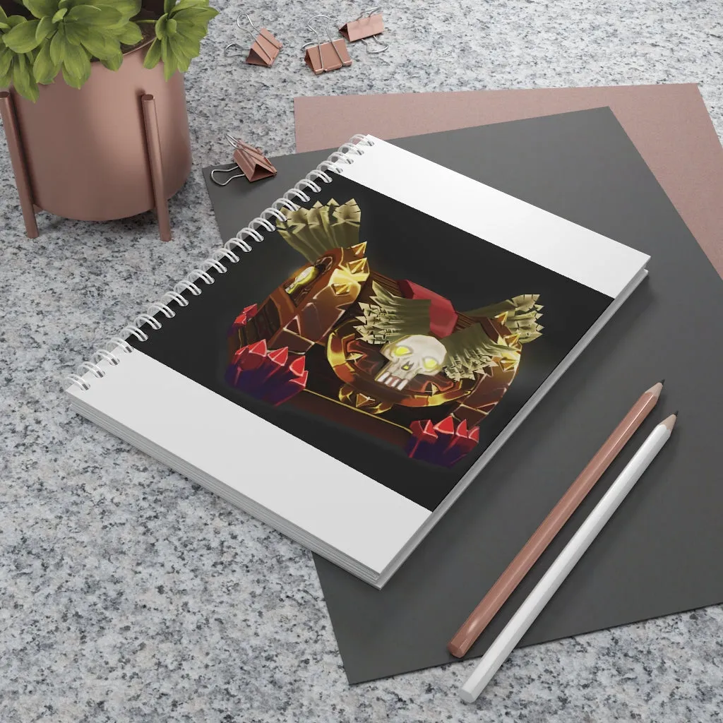 Skeleton Chest Spiral Notebook