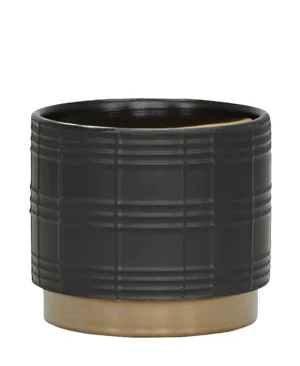 Small Modern Black Pot