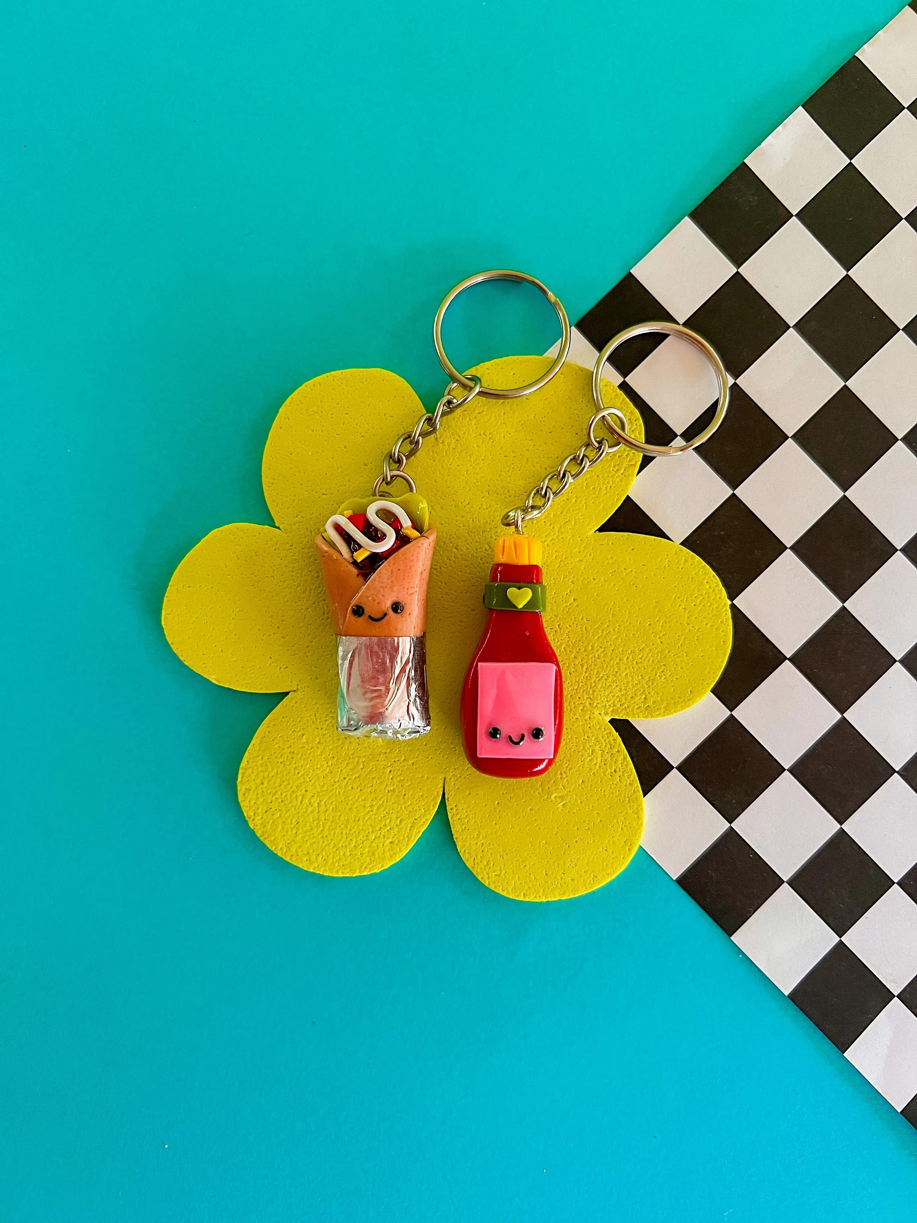 Spicy Burrito Besties | BFF Keychains