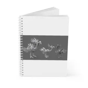 Squawkers the Ostrich Mount Spiral Notebook