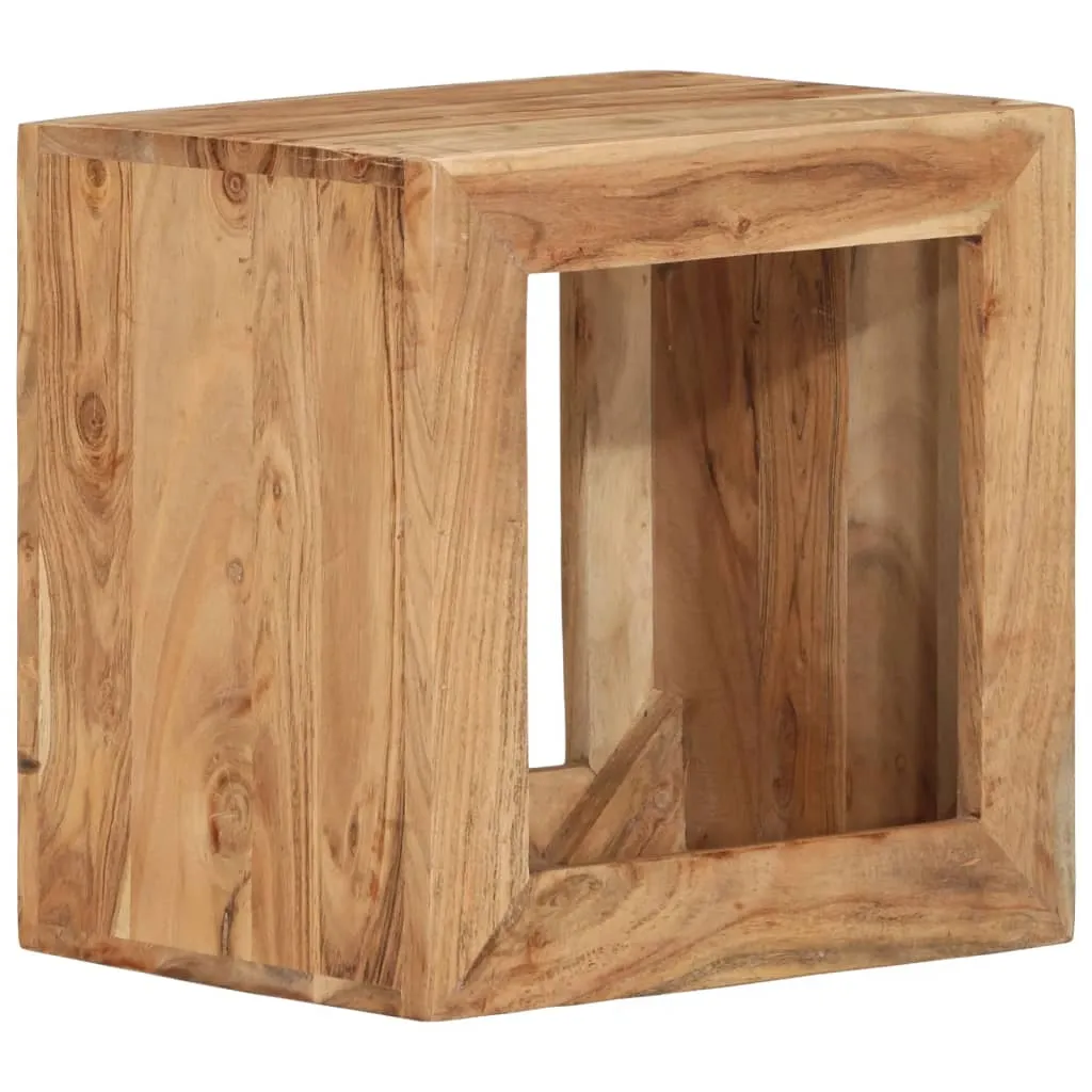 Stool 40x30x40 cm Solid Wood Acacia