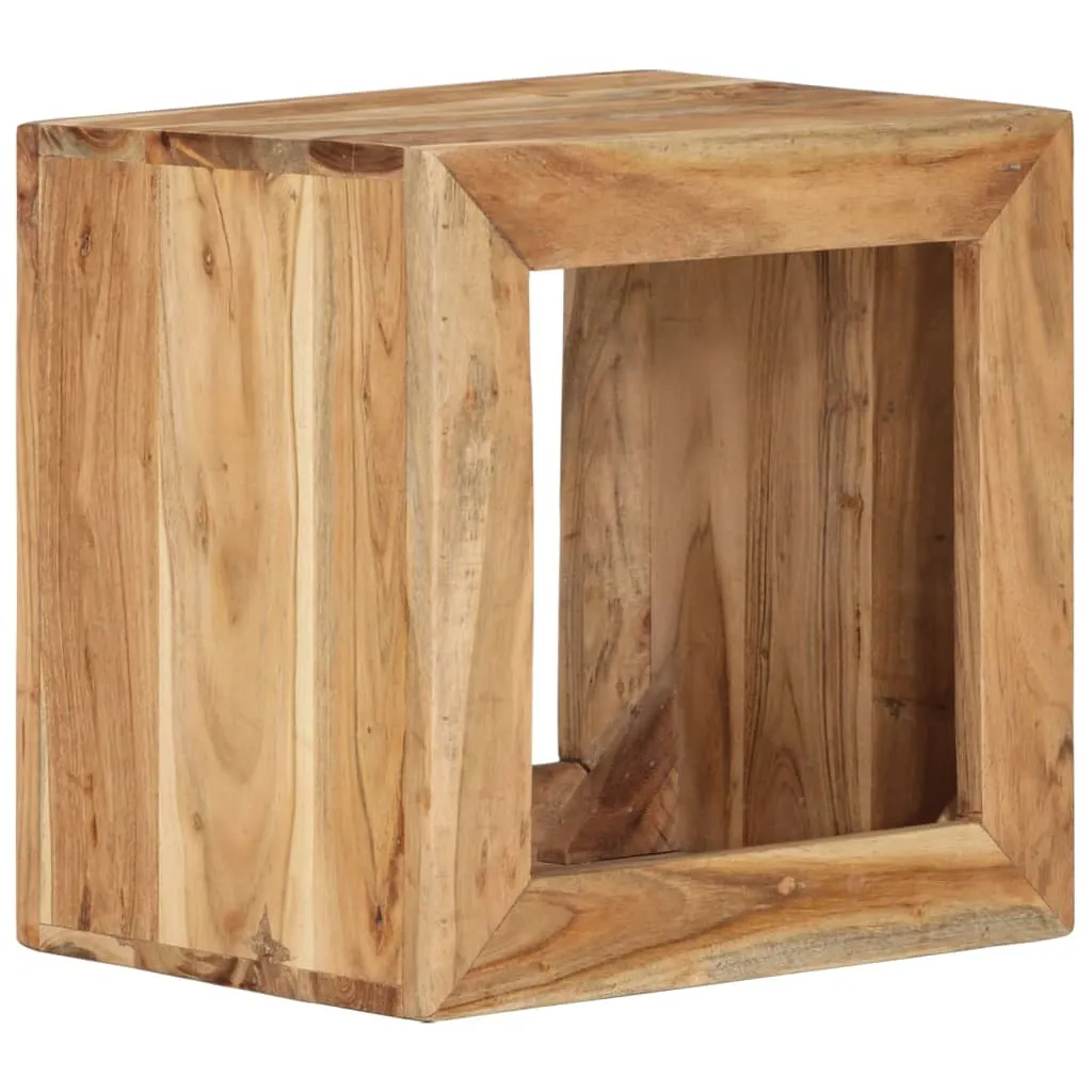 Stool 40x30x40 cm Solid Wood Acacia