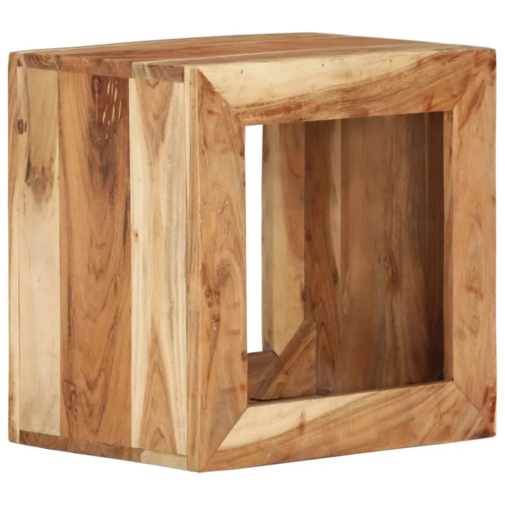 Stool 40x30x40 cm Solid Wood Acacia