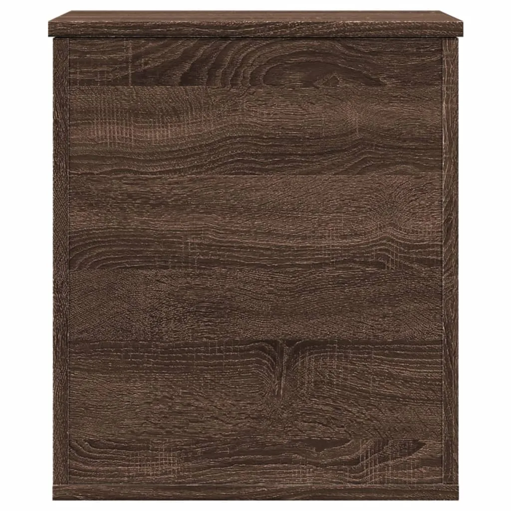 Storage Box Brown Oak 40x42x46 cm Engineered Wood