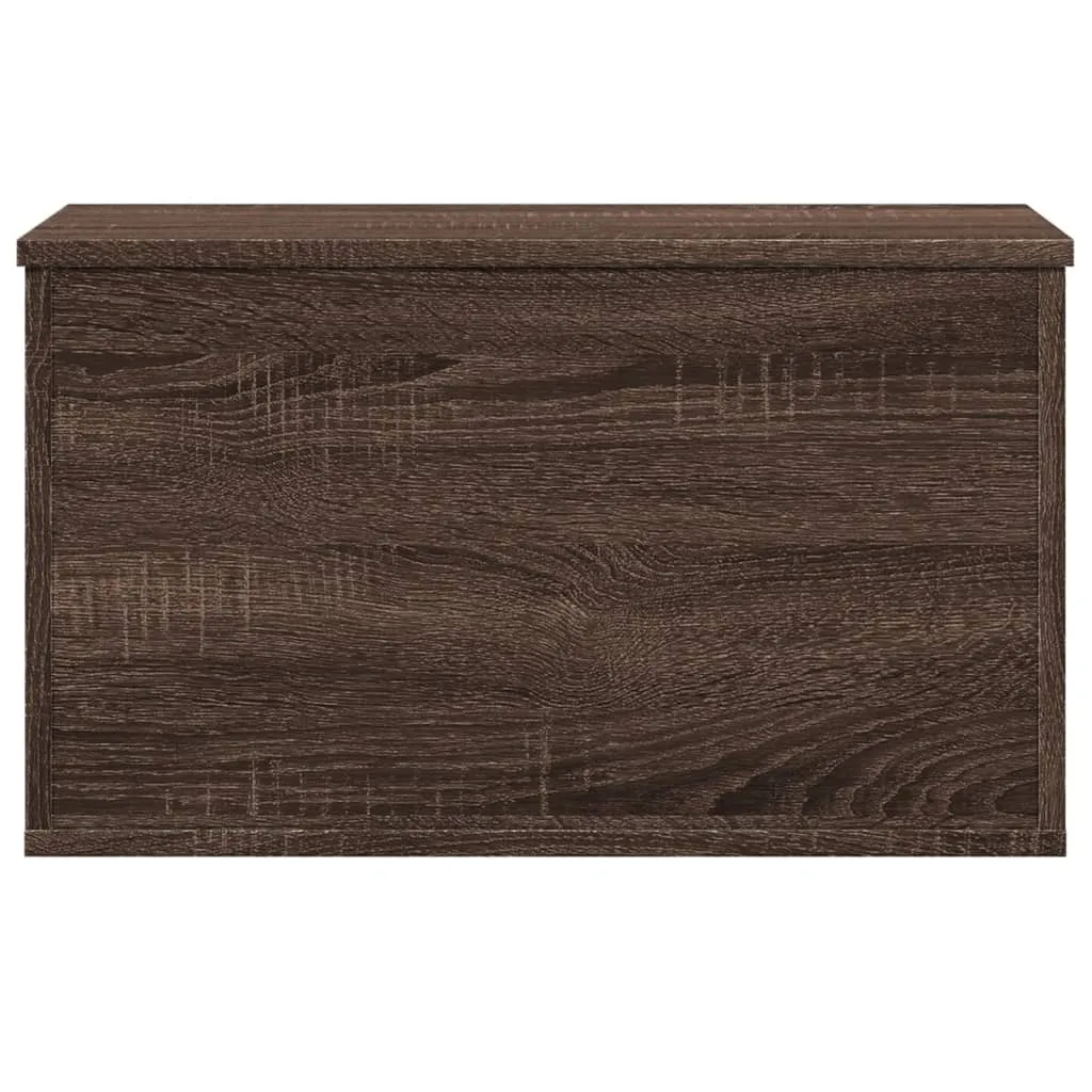 Storage Box Brown Oak 60x35x35 cm Engineered Wood