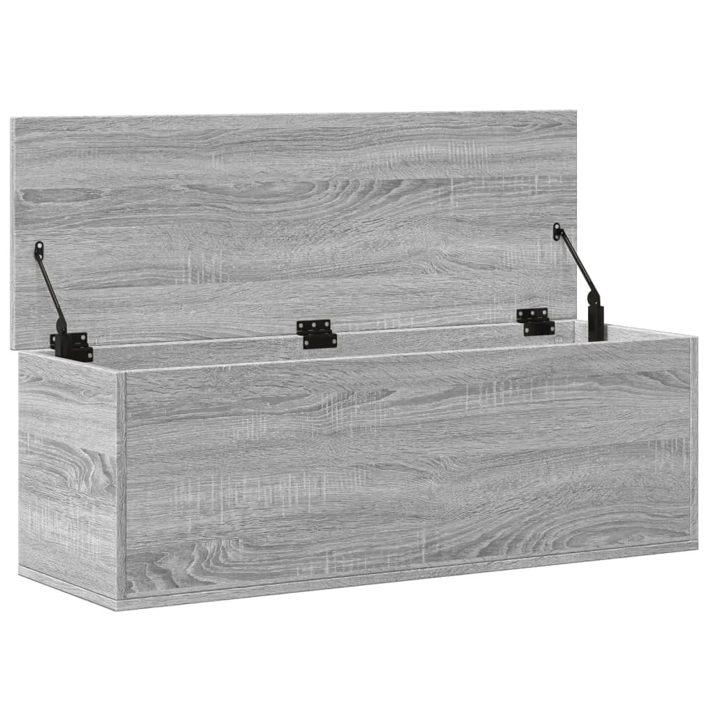 Storage Box Grey Sonoma 102x35x35 cm Engineered Wood